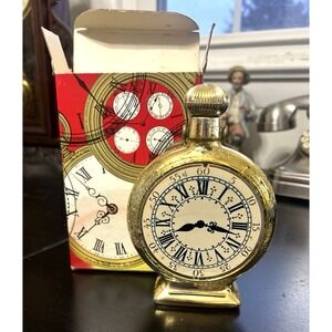 Vintage Avon Wild Country Stopwatch Clock Decanter Novelty Bottle Empty